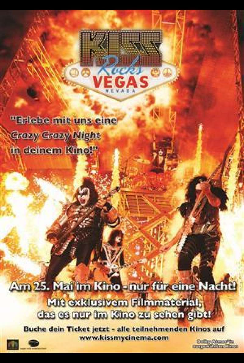 KISS rocks Vegas- Filmplakat