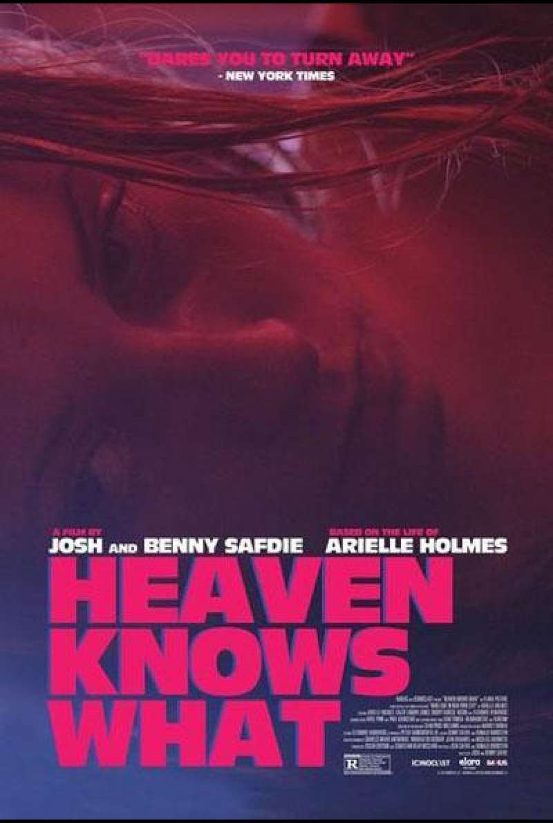 Heaven Knows What von Joshua Safdie und Ben Safdie - Filmplakat (US)