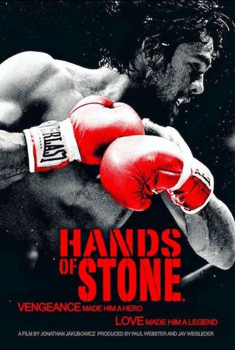 Hands of Stone von Jonathan Jakobowicz - Filmplakat (US)
