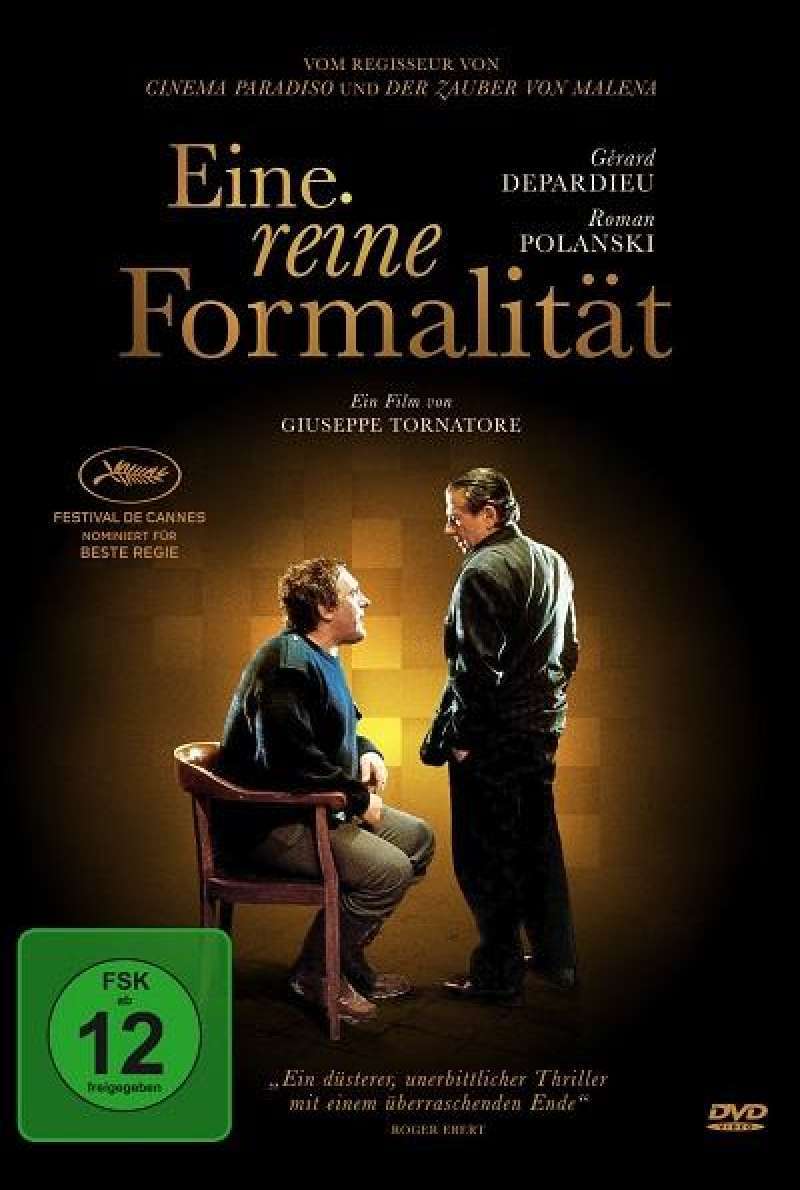 Eine reine Formalität - DVD-Cover