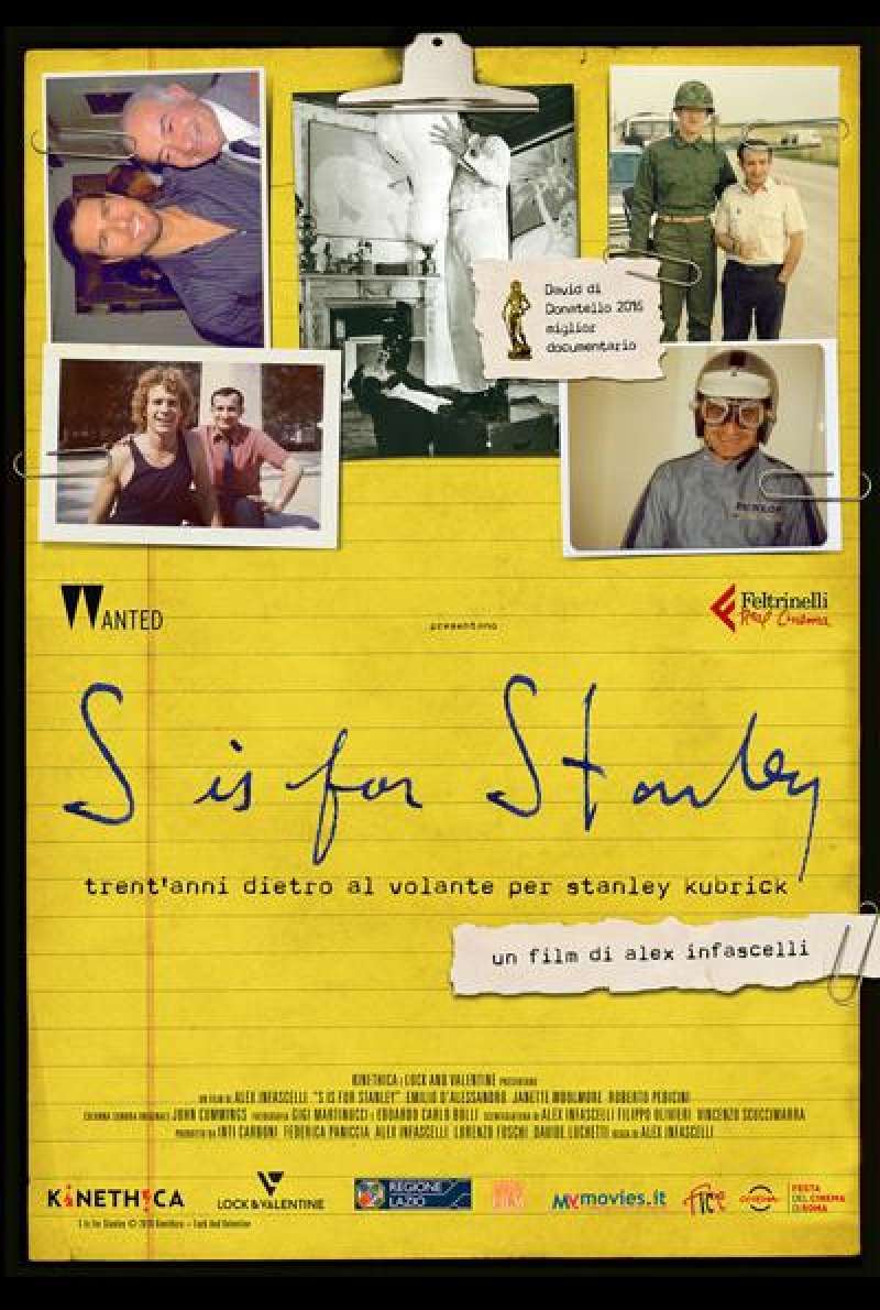 S is for Stanley von Alex Infascelli - Filmplakat (Italien)