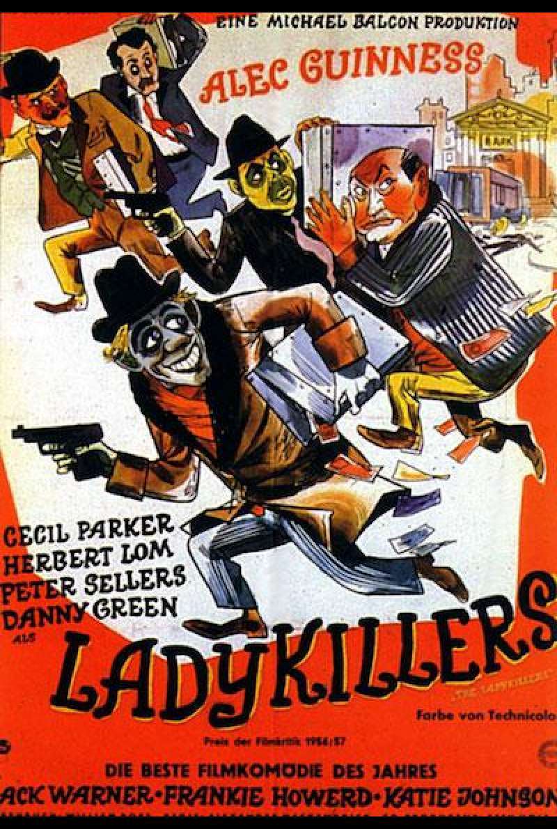 Ladykillers (1955) von Alexander Mackendrick - Filmplakat