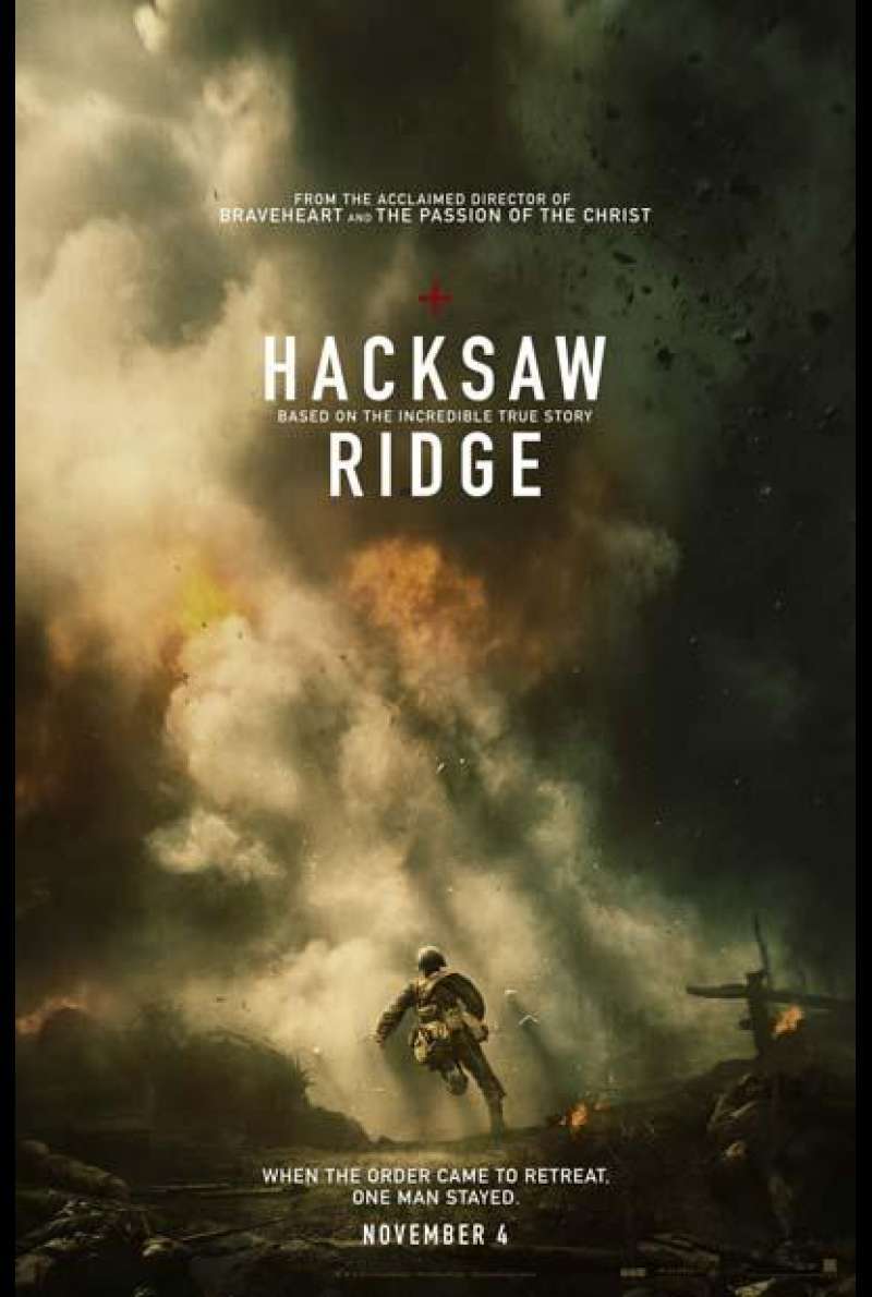 Hacksaw Ridge von Mel Gibson - Filmplakat