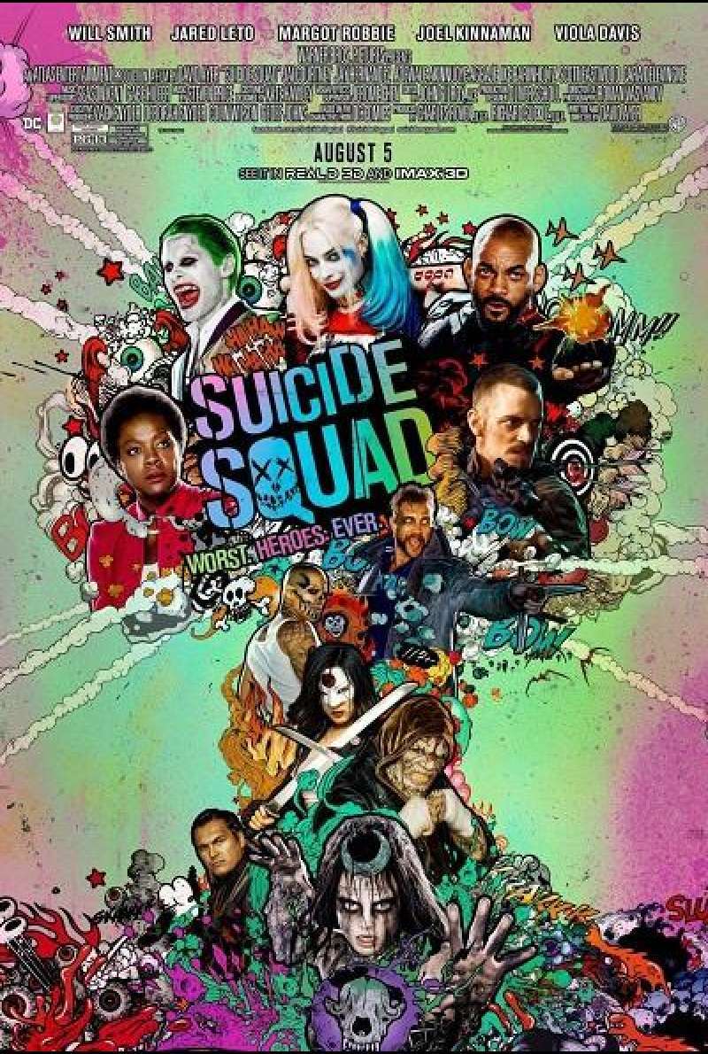 Suicide Squad - Teaserplakat (US)