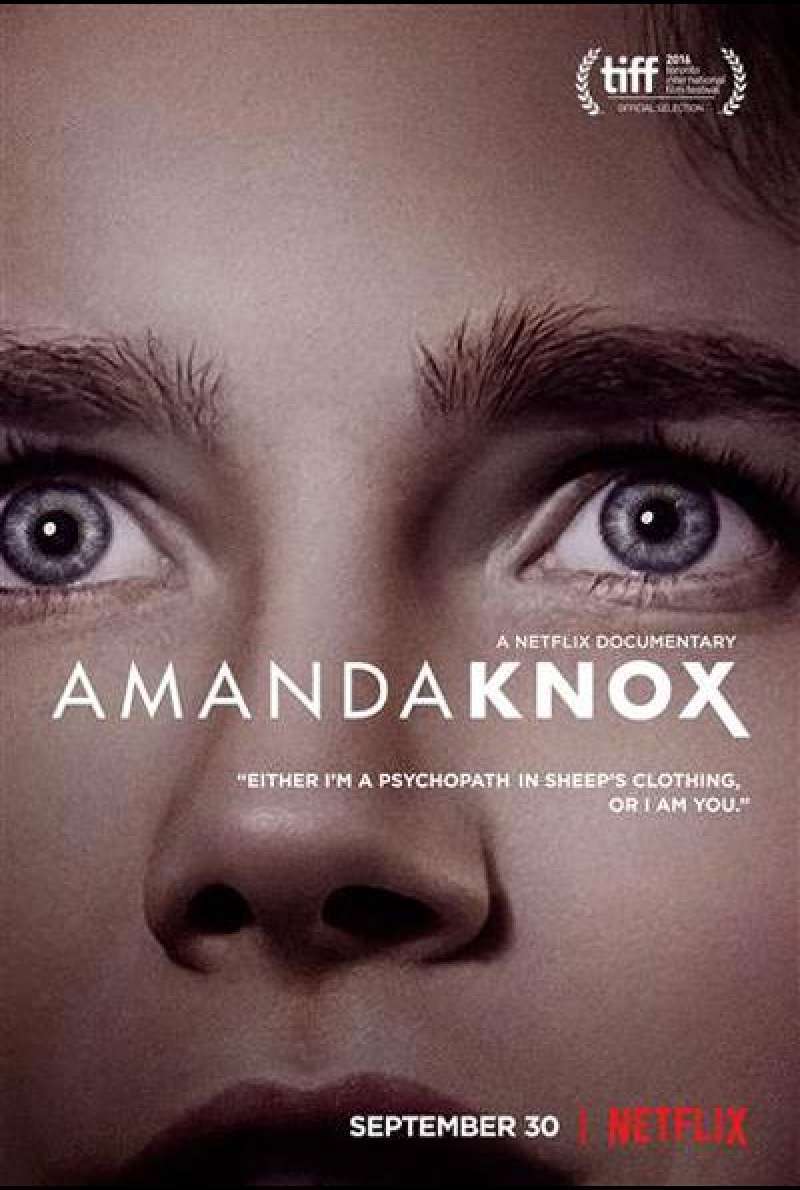 Amanda Knox von Rod Blackhurst
und Brian McGinn - Filmplakat