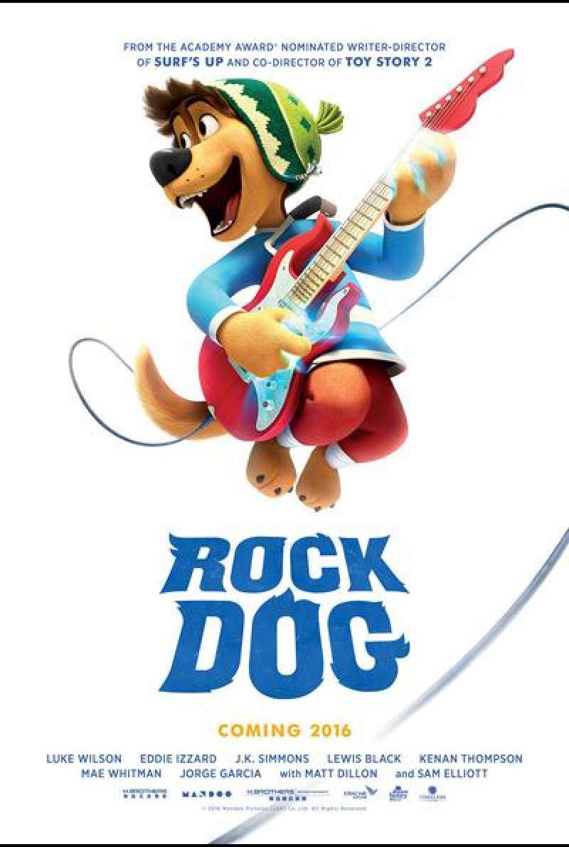 Rock Dog von Ash Brannon - Filmplakat