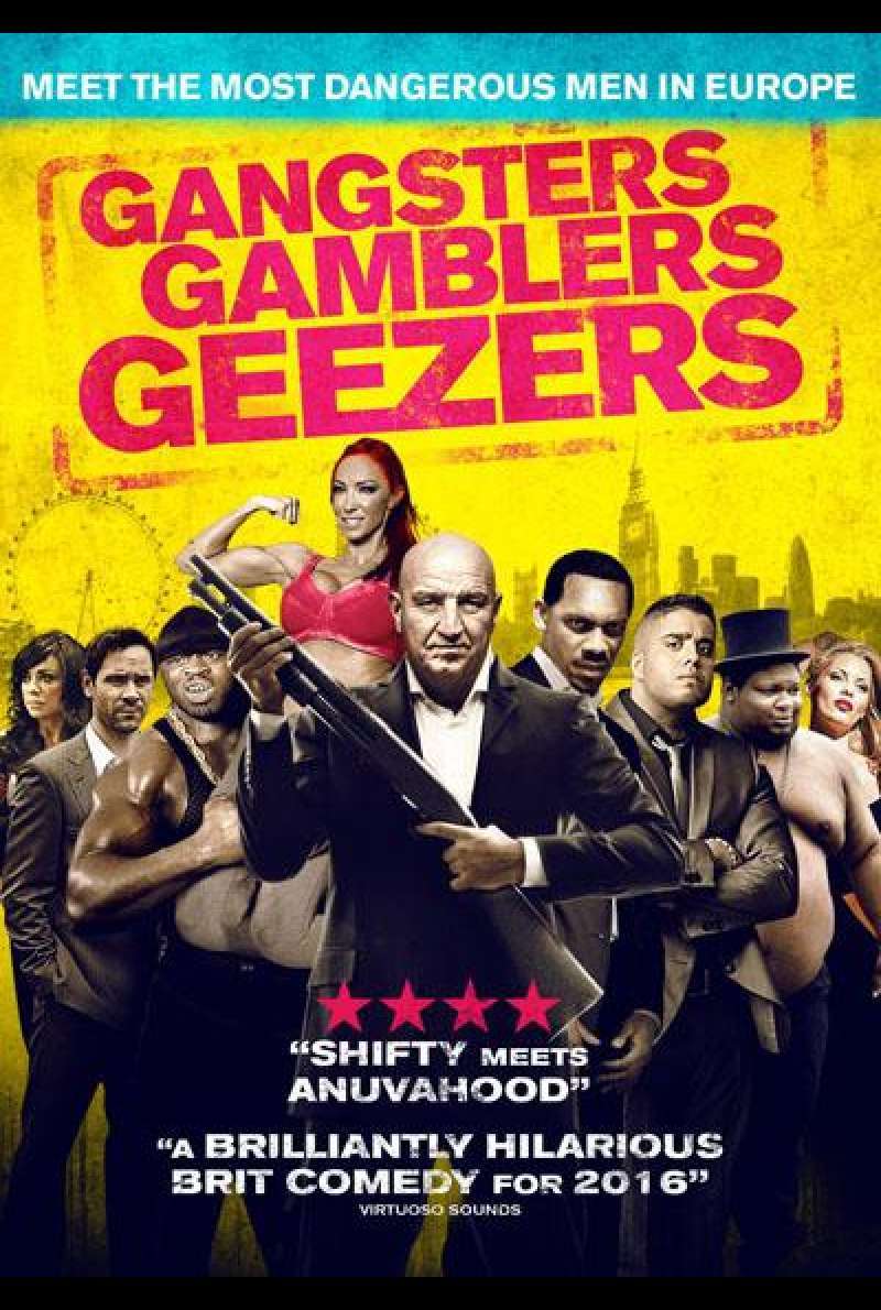 Gangsters Gamblers Geezers von 
Amar Adatia und Peter Peralta - Filmplakat