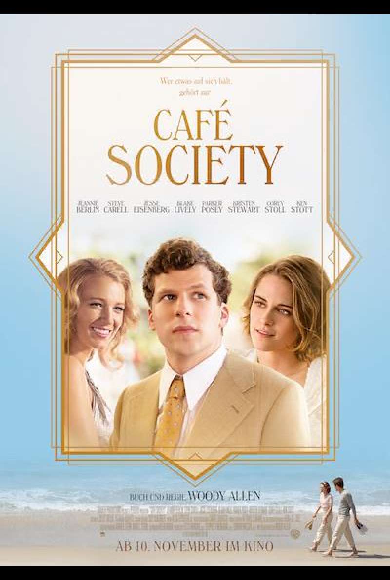 Café Society von Woody Allen - Filmplakat
