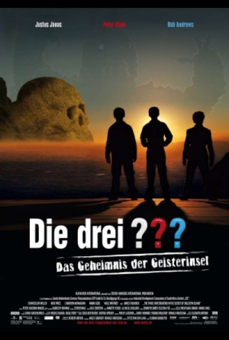Filmplakat zu Die drei ??? – Das Geheimnis der Geisterinsel / The Three Investigators and the Secret of Skeleton Island von Florian Baxmeyer
