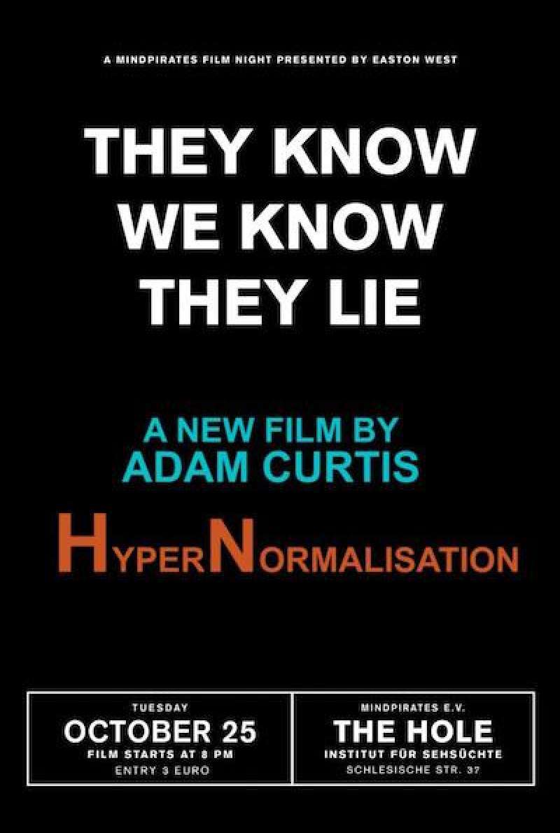 HyperNormalisation von Adam Curtis - Filmplakat (GB)