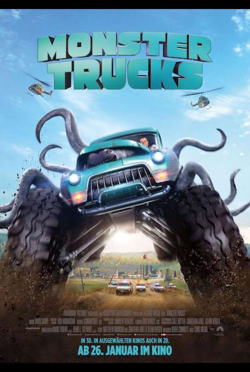 Monster Trucks von Chris Wedge - Filmplakat