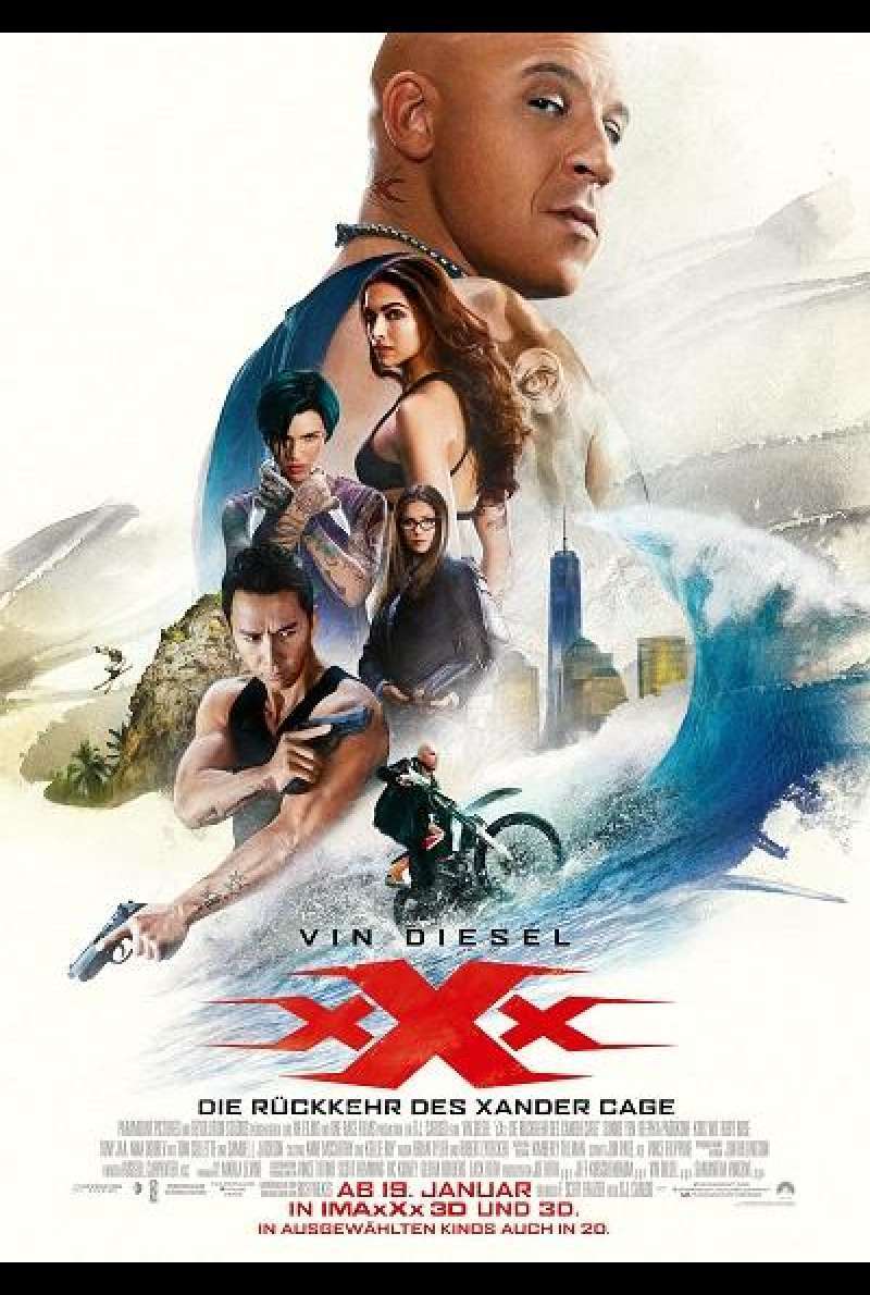 xXx: Die Rückkehr des Xander Cage - Filmplakat