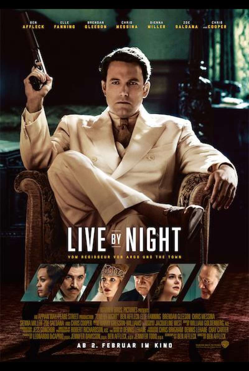 Live by Night von Ben Affleck - Filmplakat