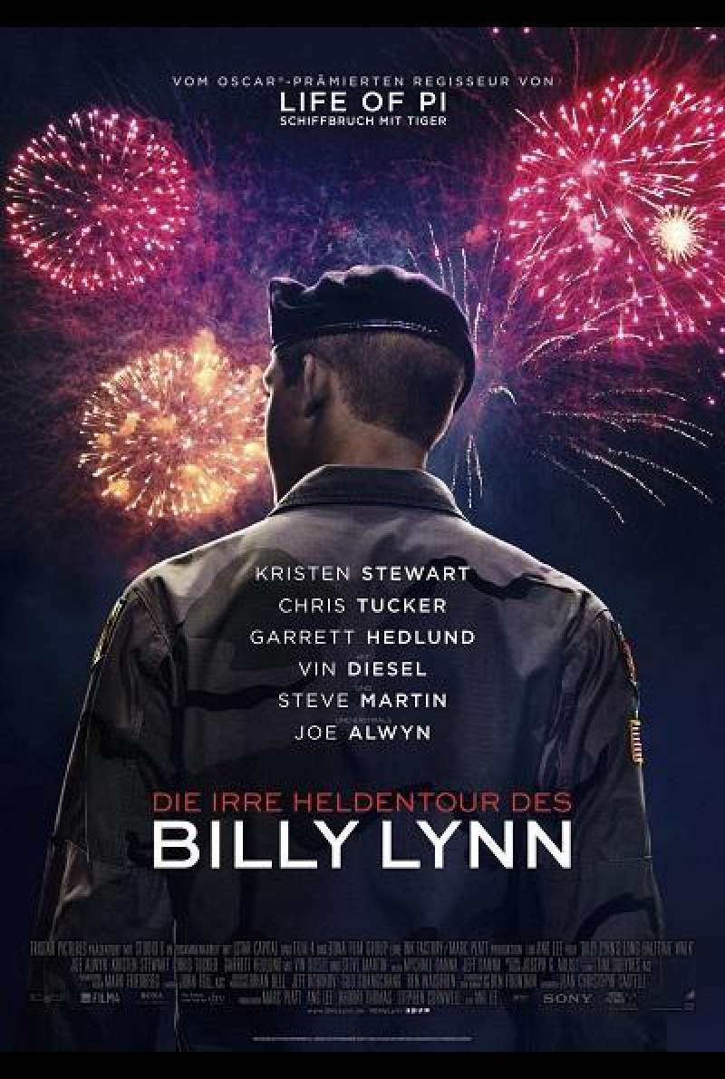 Die irre Heldentour des Billy Lynn - Filmplakat
