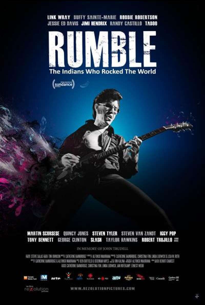 Rumble: The Indians Who Rocked the World von Catherine Bainbridge  - Filmplakat