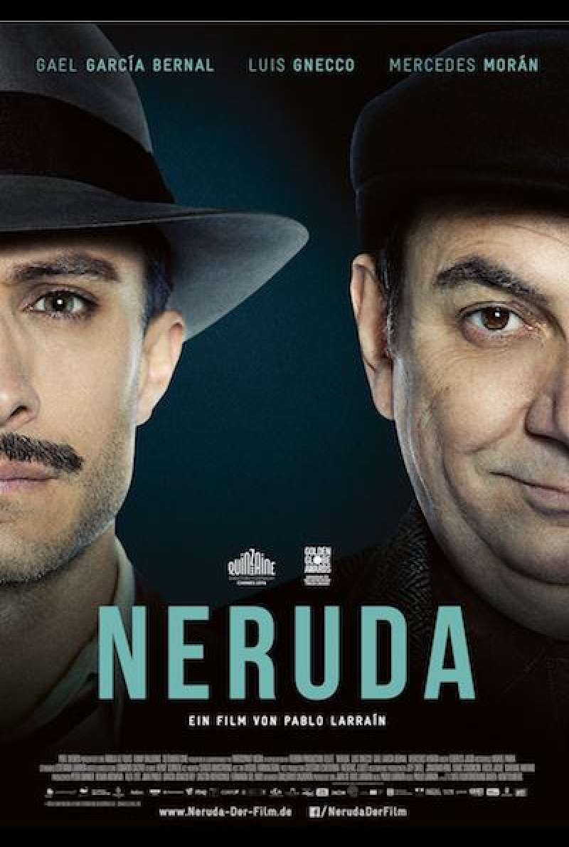 Neruda von Pablo Larraín - Filmplakat