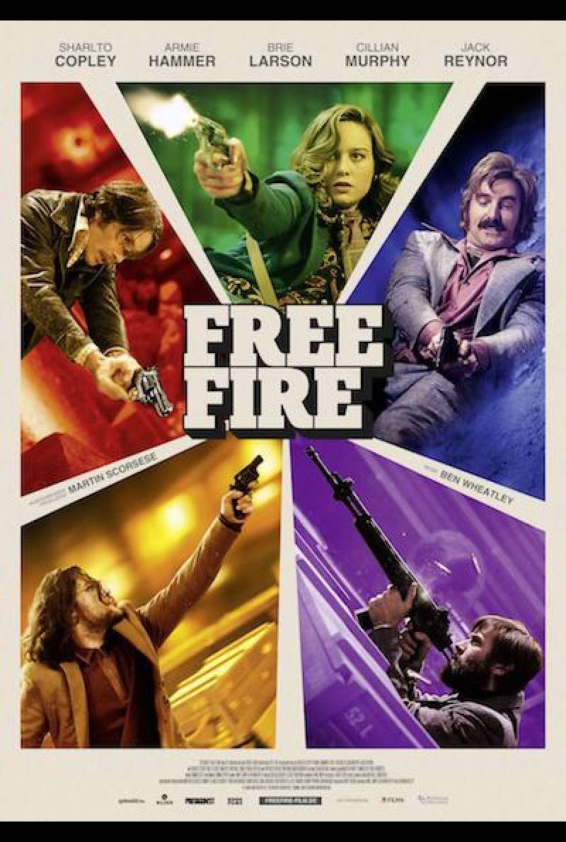 Free Fire von Ben Wheatley - Filmplakat