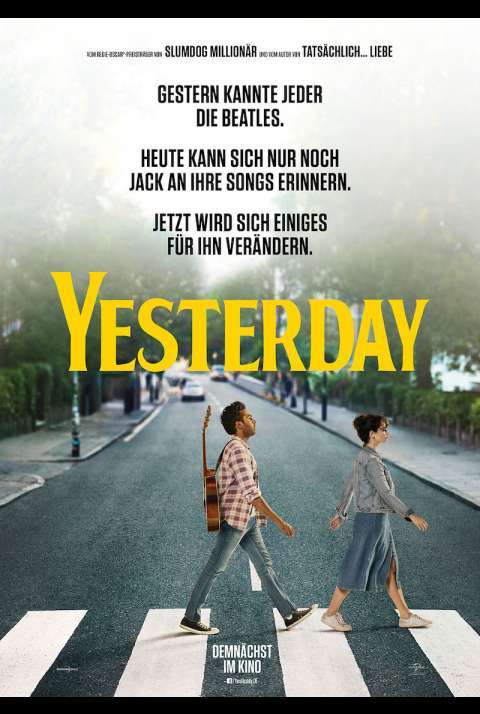 Filmplakat zu Yesterday (2019)