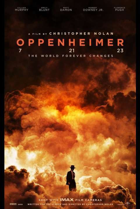 Filmplakat zu Oppenheimer (2023) von Christopher Nolan