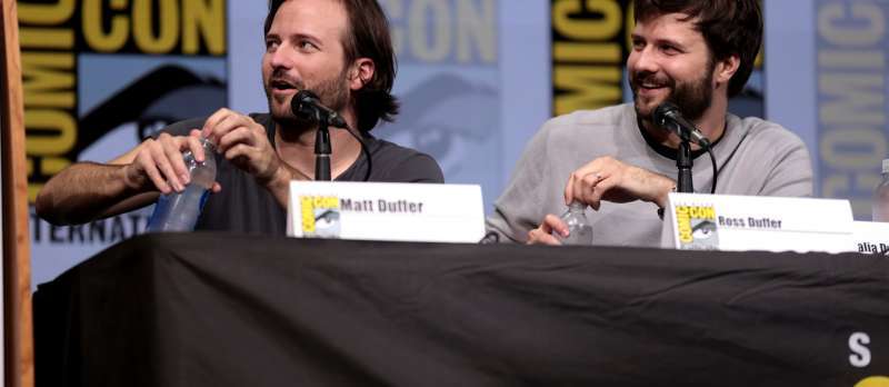 Matt und Ross Duffer im Jahre 2017 auf der San Diego Comic Con International