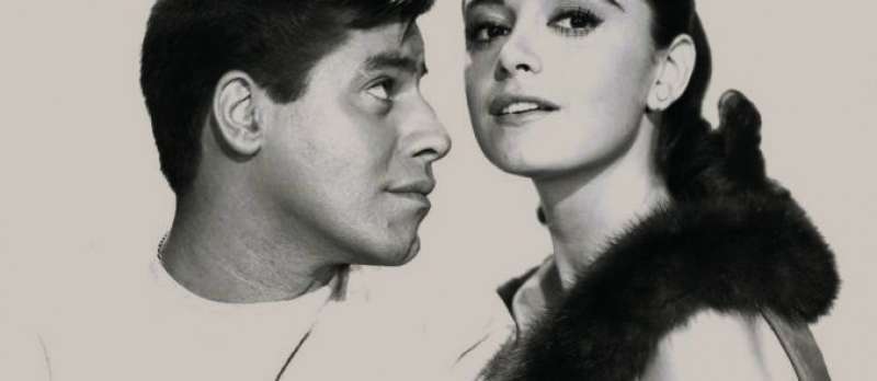 Jerry Lewis und Anna Maria Alberghetti in einem Promoshot für "Cinderfella"
