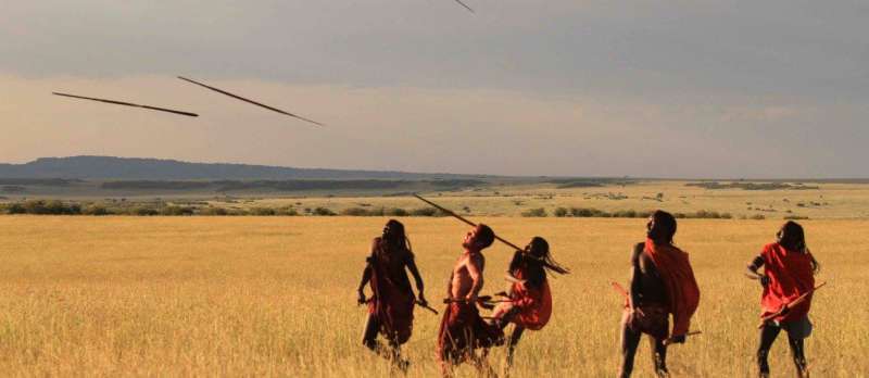 Filmstill zu Der weiße Massai Krieger (2019) von Benjamin Eicher