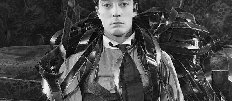 Buster Keaton in "Sherlock Jr."