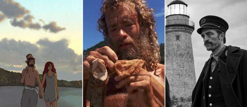 Filme auf Inseln: Die rote Schildkröte / Cast Away / Der Leuchtturm