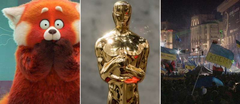 Rot / Oscars-Statuette / Maidan