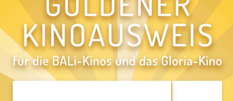 Der Goldene Kinoausweis der Kasseler Arthouse-Kinos