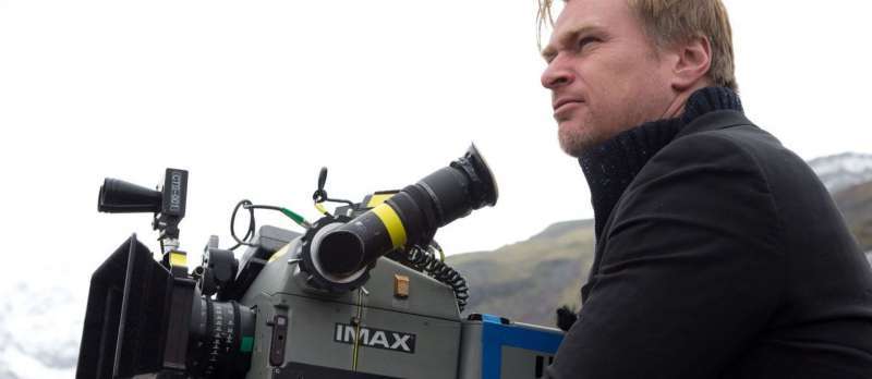 Christopher Nolan am Set von Dunkirk