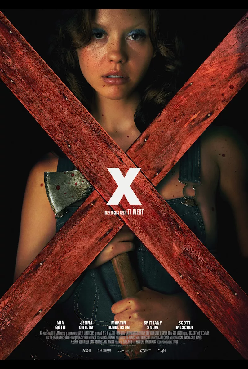 Filmplakat zu X (2022) von Ti West